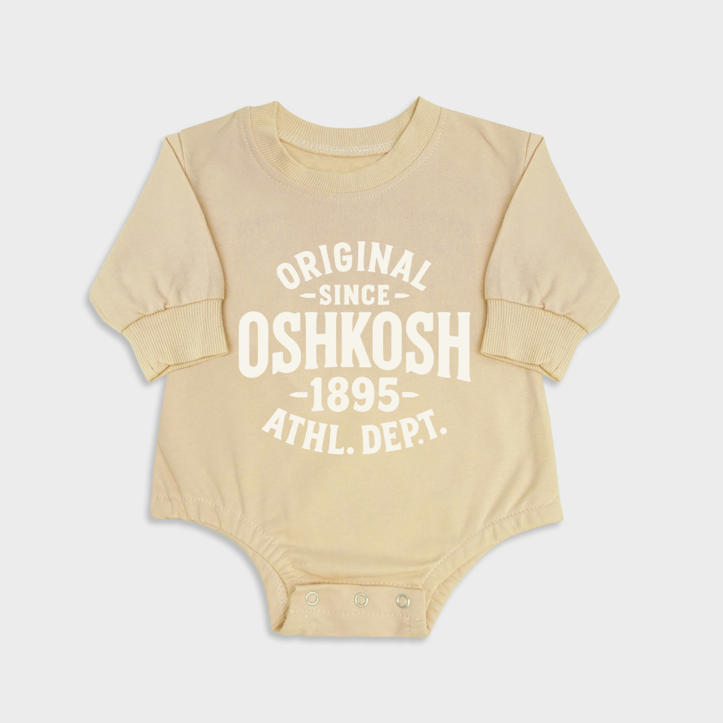 Jersey OshKosh Long-sleeved Triangle Onesies