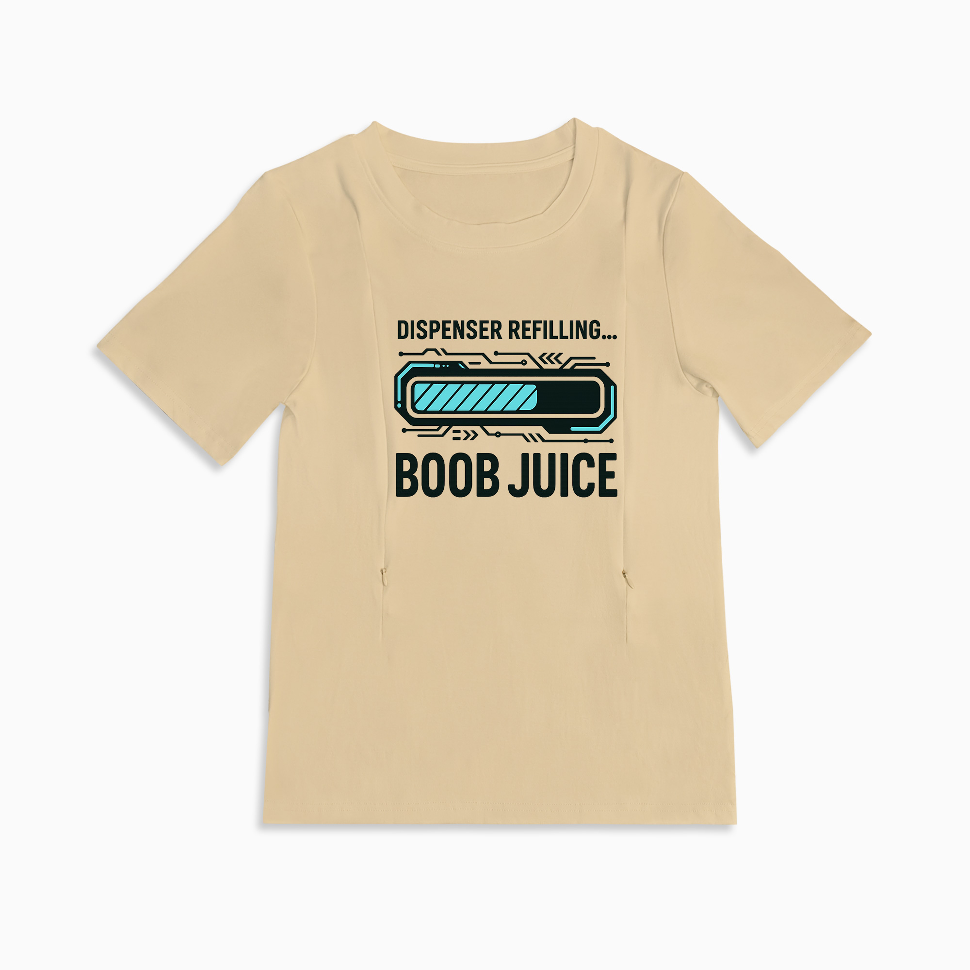 Breastfeeding T-Shirt for New Moms | Funny Boob Juice Slogan