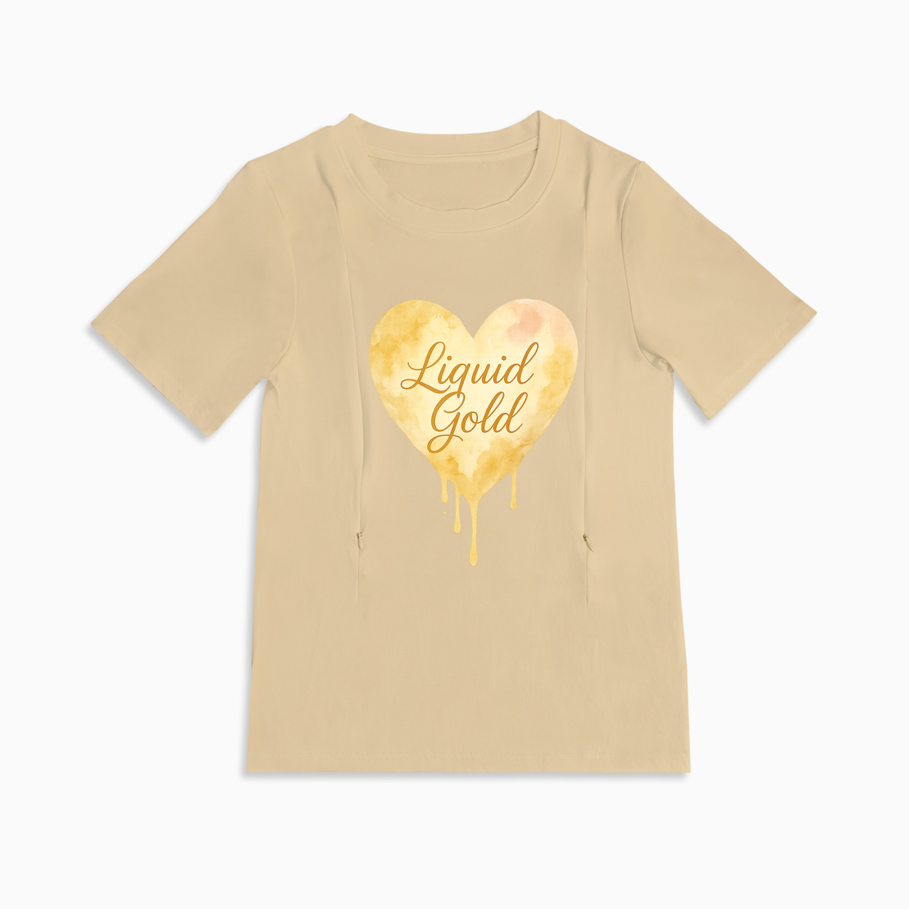 totkeeps Nourish Breastfeeding Shirt | Easy Access Side Zippers