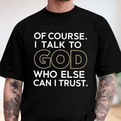 Effortless Style with God Trust Women's Cotton T-Shirt – Perfect for Every Day