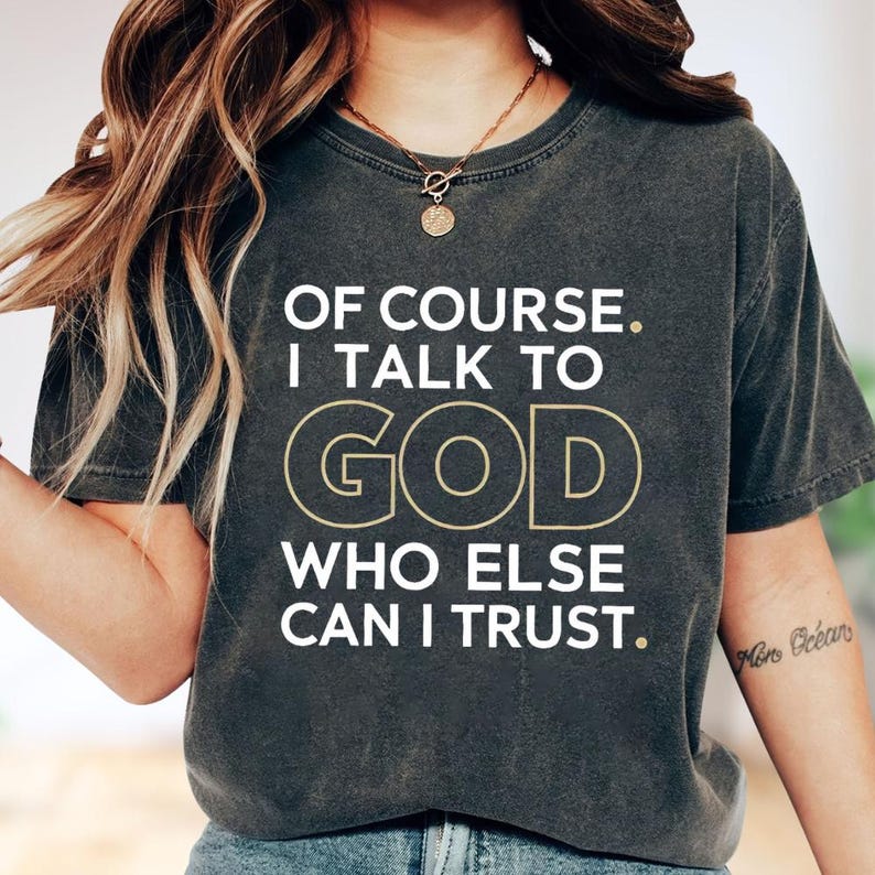 Effortless Style with God Trust Women's Cotton T-Shirt – Perfect for Every Day