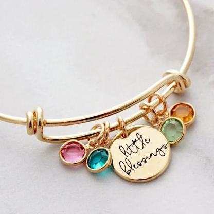 Personalized Mother's Day Gift Custom Birthstone Bracelet