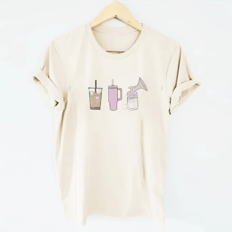Mom Breastfeeding Nursing T-Shirt - CUP
