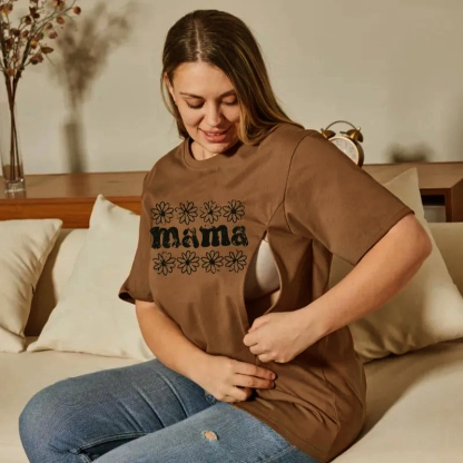 Mom Breastfeeding Nursing T-Shirt - mama