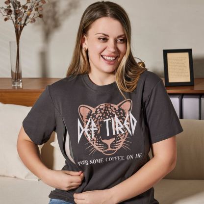 Mom Breastfeeding Nursing T-Shirt - EFF TIRED