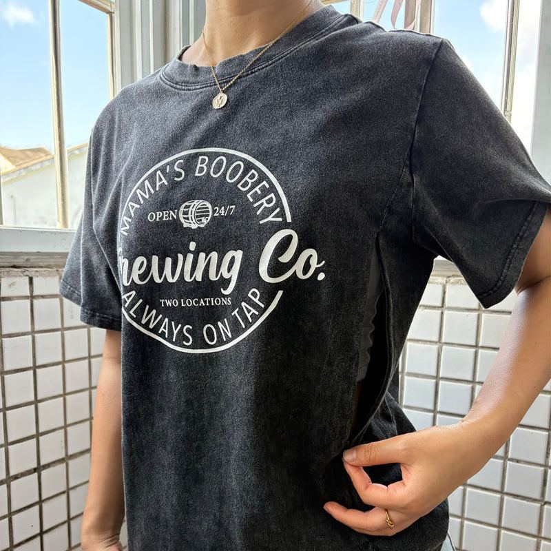 Mom Breastfeeding Nursing T-Shirt - Brewing Co.