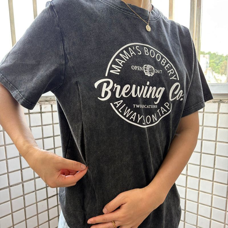 Mom Breastfeeding Nursing T-Shirt - Brewing Co.