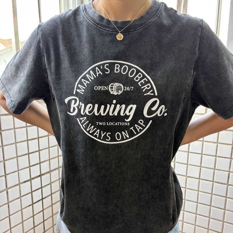 Mom Breastfeeding Nursing T-Shirt - Brewing Co.