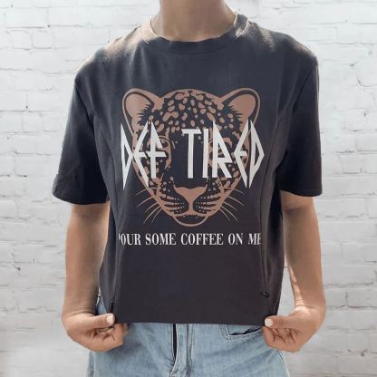 Mom Breastfeeding Nursing T-Shirt - EFF TIRED