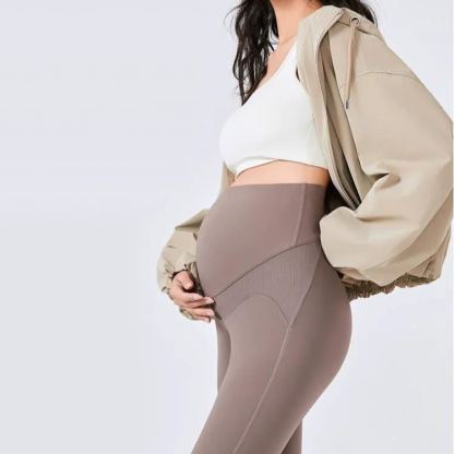 Maternity High-Waisted Flare Yoga Pants