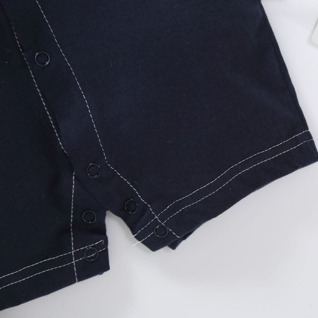 Baby Boy Black & White Academic Jumpsuits