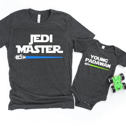 Father'S Day Family Matching T Shirt Jedi Master fathers day gift