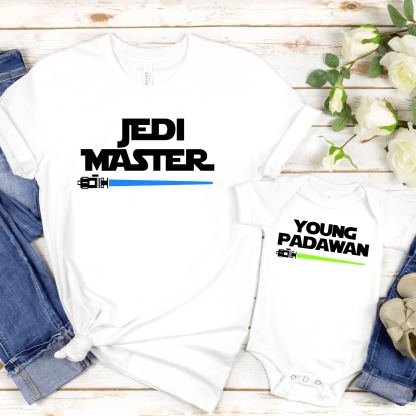 Father'S Day Family Matching T Shirt Jedi Master fathers day gift