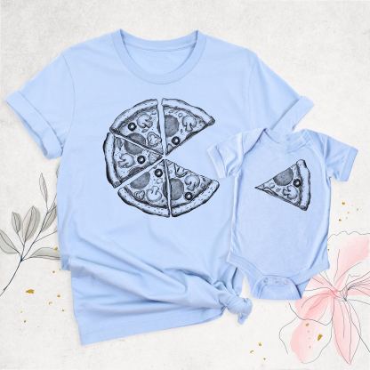 Father'S Day Family Matching T Shirt Pizza fathers day gift