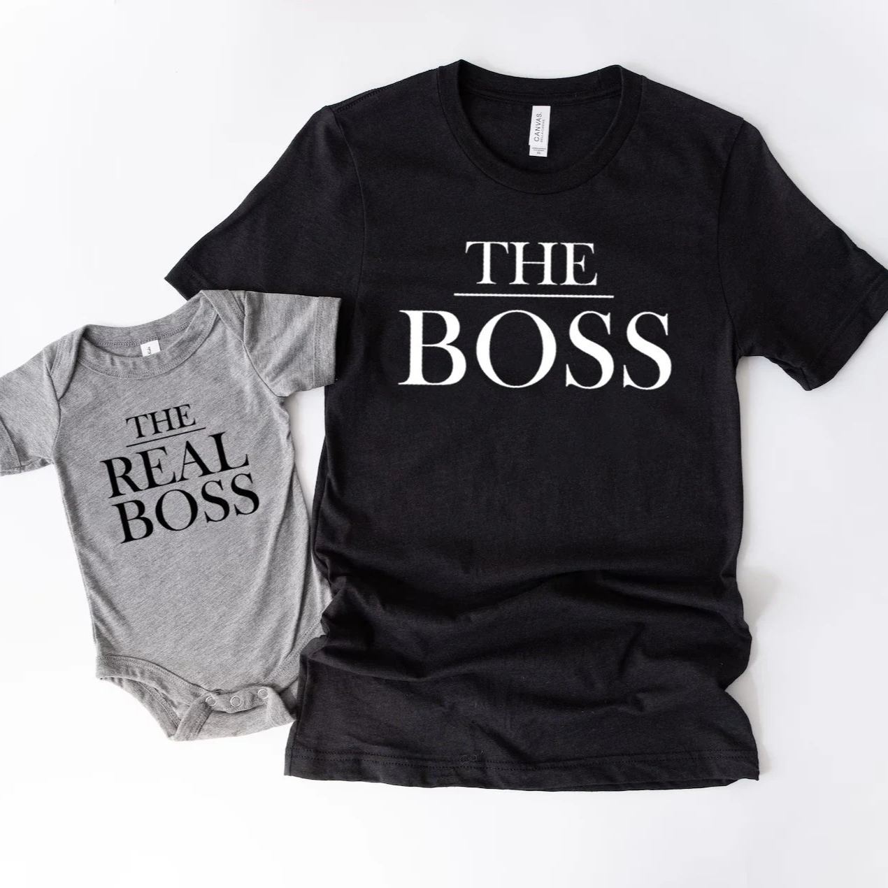 Fathers Day Family Matching T Shirt The Boss And The Real Boss
