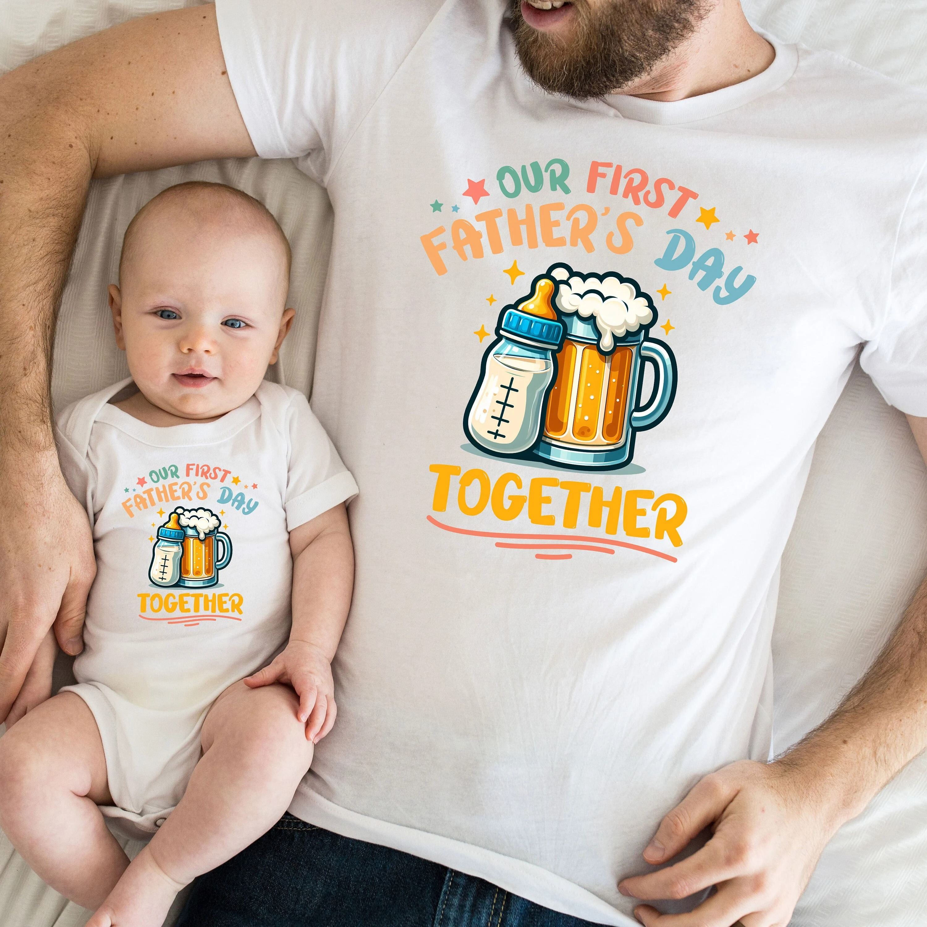 family matching shirt - fathers day family matching t shirt our first fathers day together2