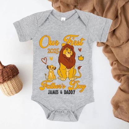 Fathers Day Family Matching T Shirt Lion King Father And Son