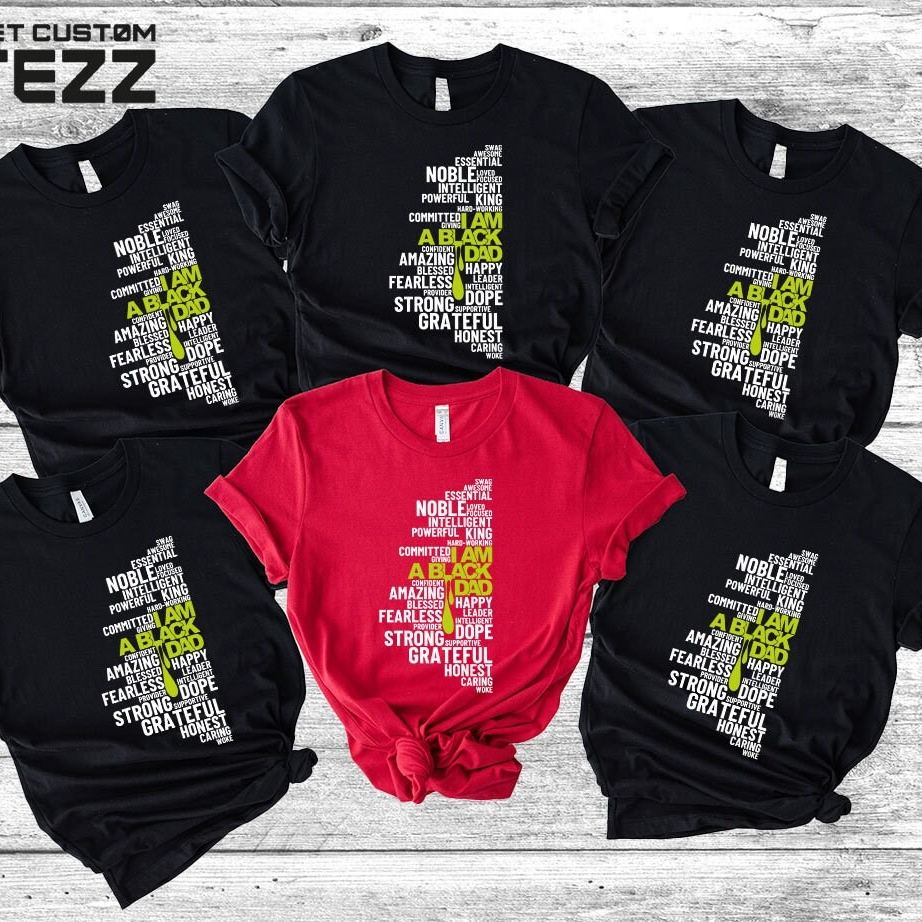 Fathers Day Family Matching T Shirt Black History Month