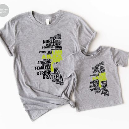 Fathers Day Family Matching T Shirt Black History Month