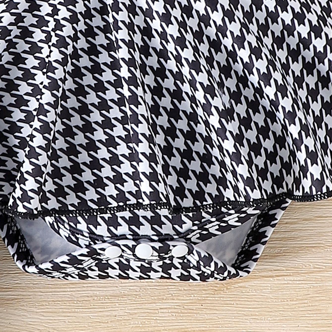 [Copy]Baby Girls Chanel-Style Puff Sleeve Princess Dress