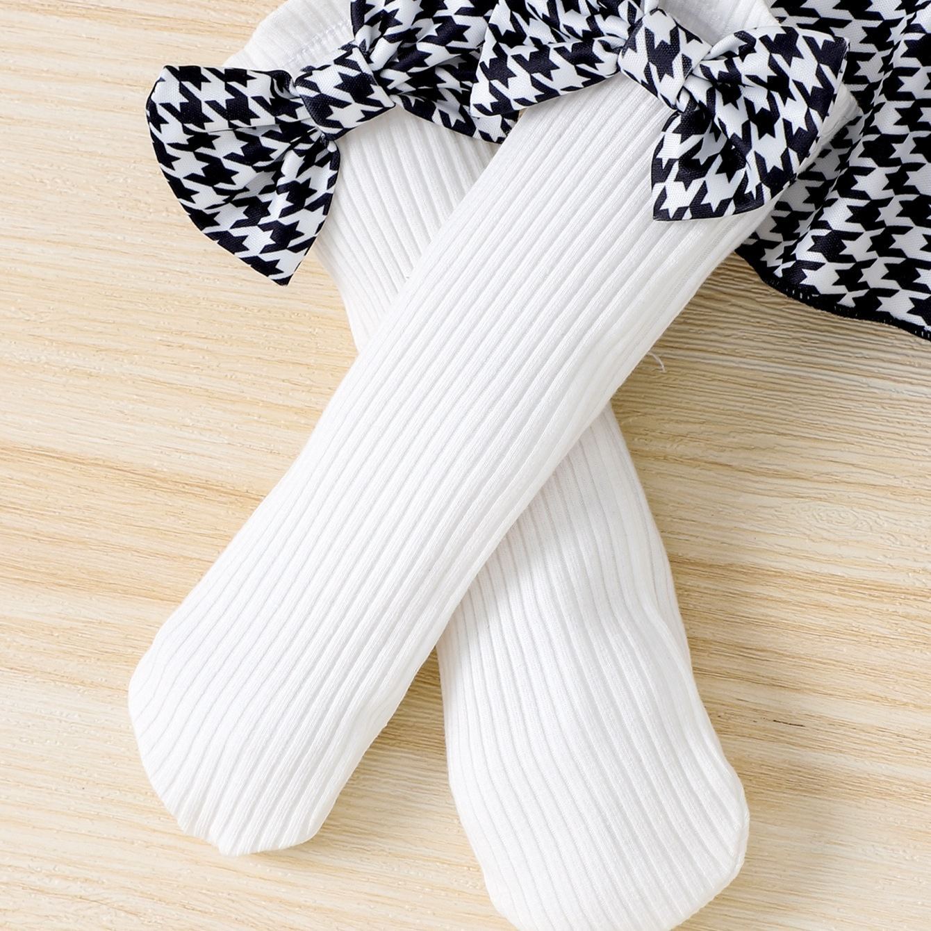 [Copy]Baby Girls Chanel-Style Puff Sleeve Princess Dress