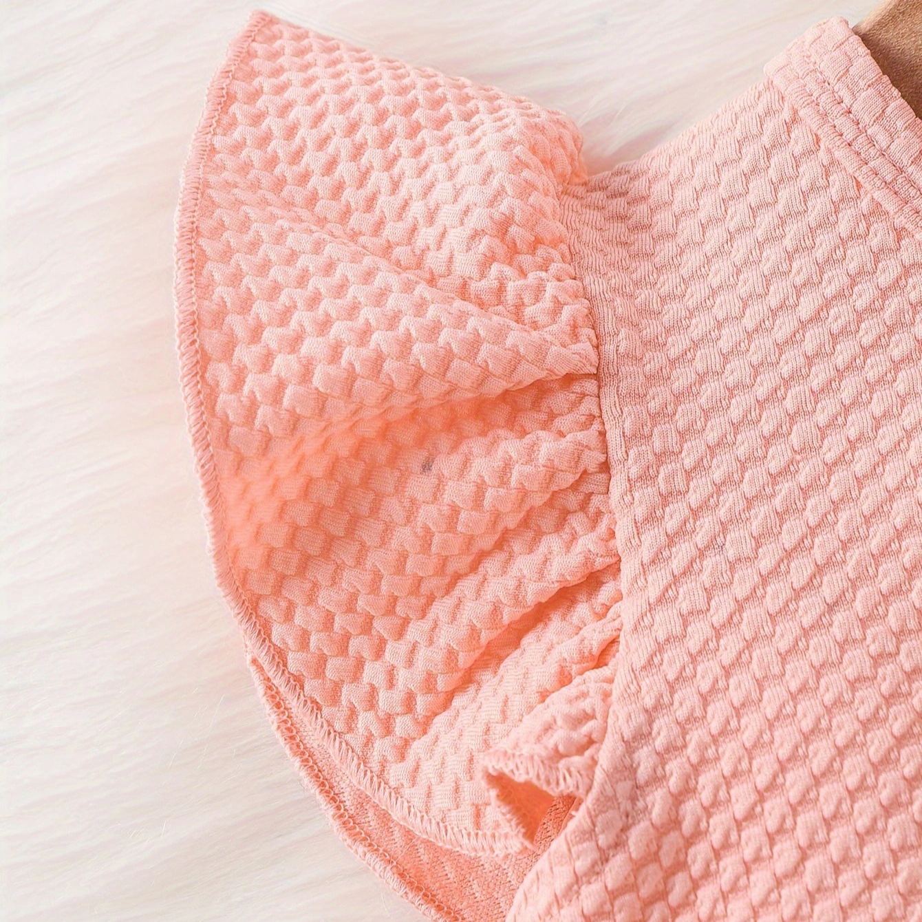 [Copy]2pcs Toddler Girls Puff-Sleeve Floral Blouse Set