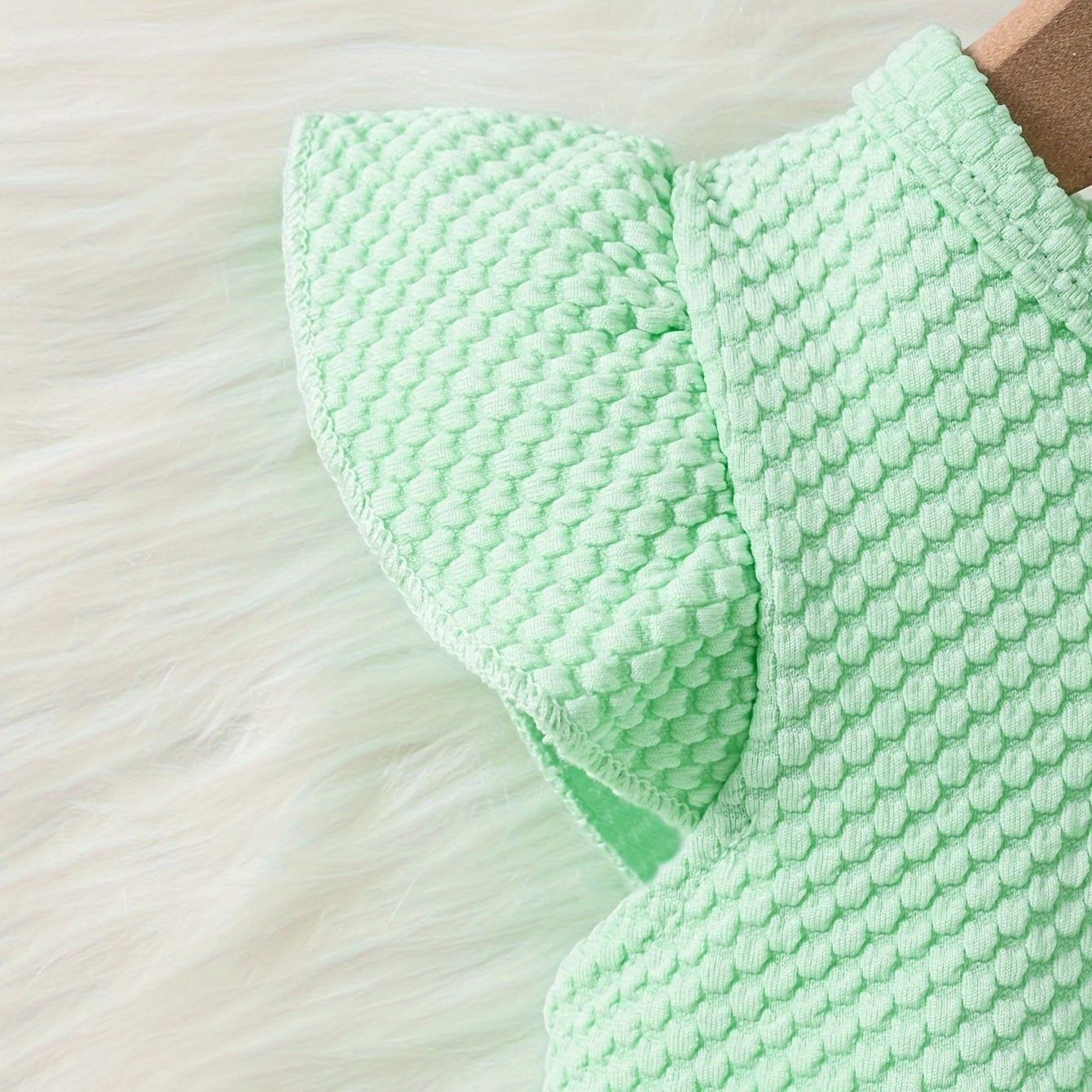 [Copy]2pcs Toddler Girls Puff-Sleeve Floral Blouse Set