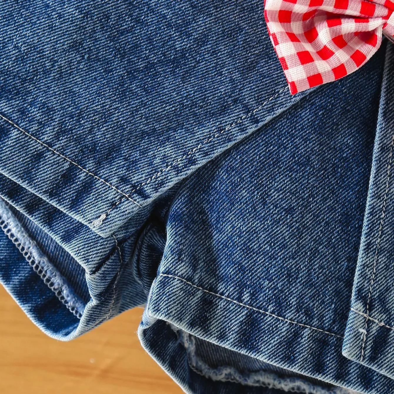 2pcs Baby Girls Seersucker Strappy Outfit