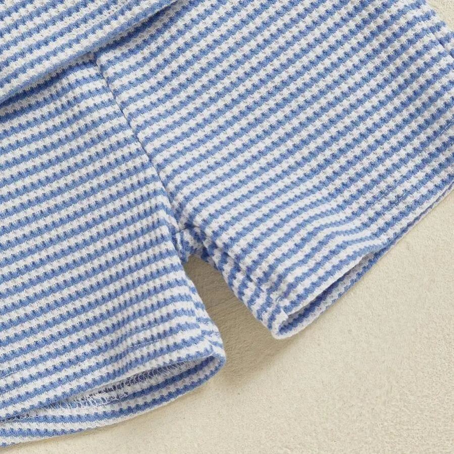 [Copy]2pcs Toddler Boys T-Shirt & Checkered Shorts