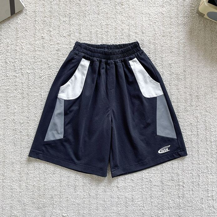 2pcs Toddler Boys Colorblock Sports Outfit