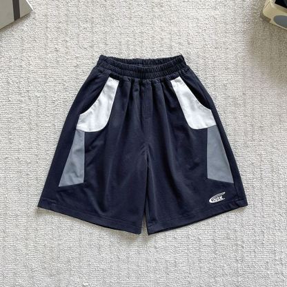 2pcs Toddler Boys Colorblock Sports Outfit