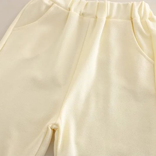 2pcs Toddler Boy Polo Shirt & Mid-Length Shorts