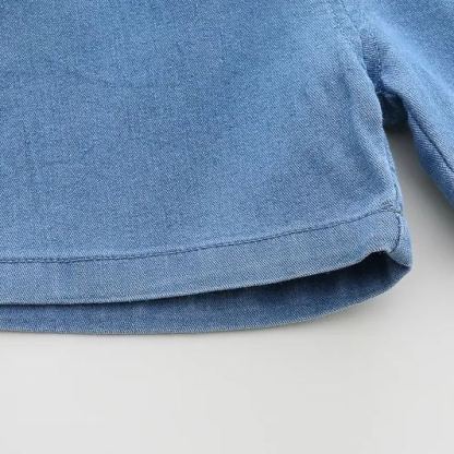 2pcs Toddler Boys Colorful Car Print Polo Shirt & Matching Shorts