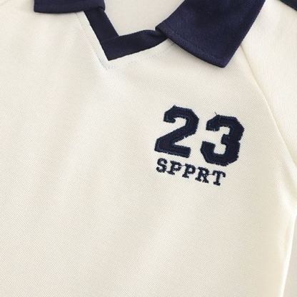 2pcs Toddler Boys Sports Shirt & Shorts