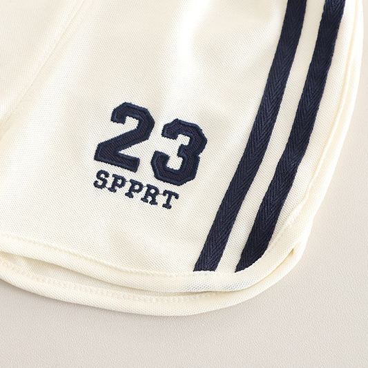 2pcs Toddler Boys Sports Shirt & Shorts