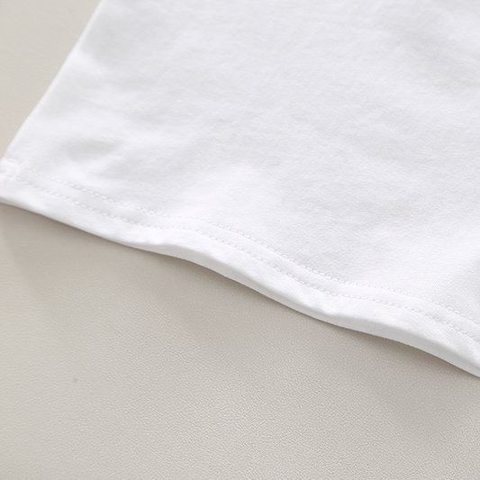 2pcs Toddler Boys Short Sleeve Tee & Doll Denim Overalls