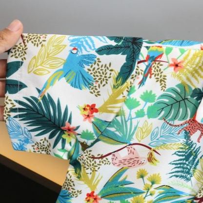 2pcs Toddler Boys Hawaiian Shirt & Shorts
