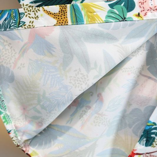 2pcs Toddler Boys Hawaiian Shirt & Shorts