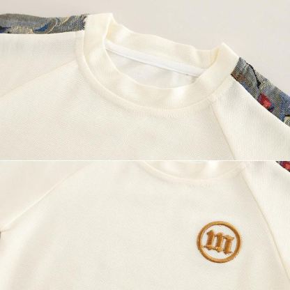 2pcs Toddler Boys Color-Block Short-Sleeve Top & Shorts