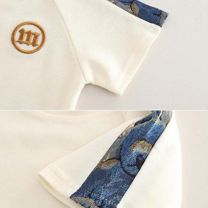 2pcs Toddler Boys Color-Block Short-Sleeve Top & Shorts