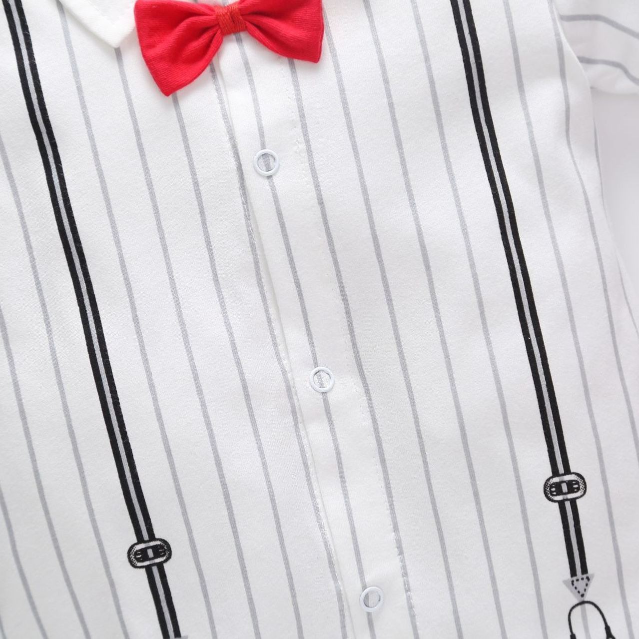 [Copy]Baby Boy Checkered Bear Jumpsuits