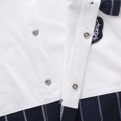 [Copy]Baby Boy Vertical Stripe Gentleman Jumpsuits