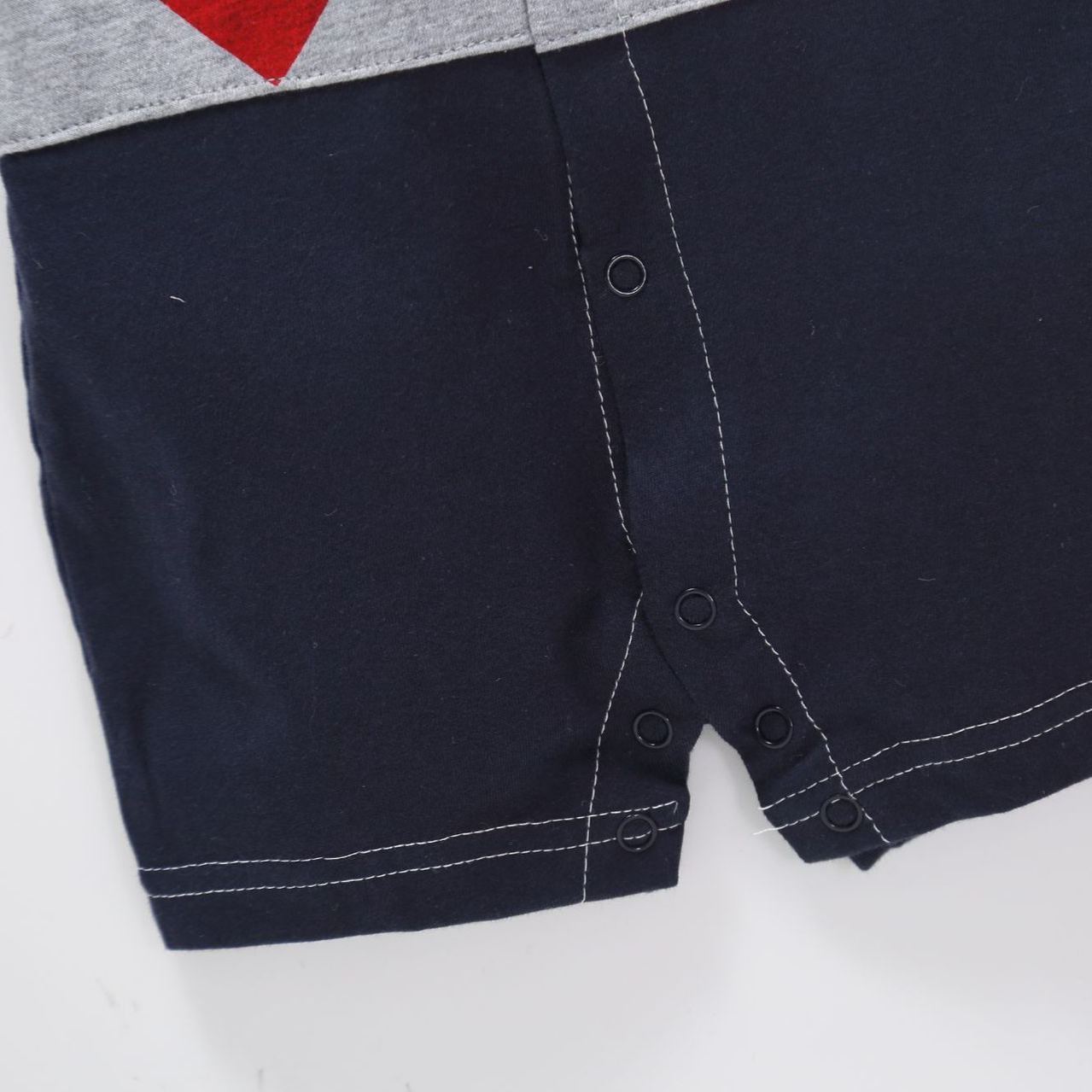 Baby Boy Black & White Academic Jumpsuits