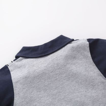 Baby Boy Gray Vest-Style Gentleman Jumpsuits