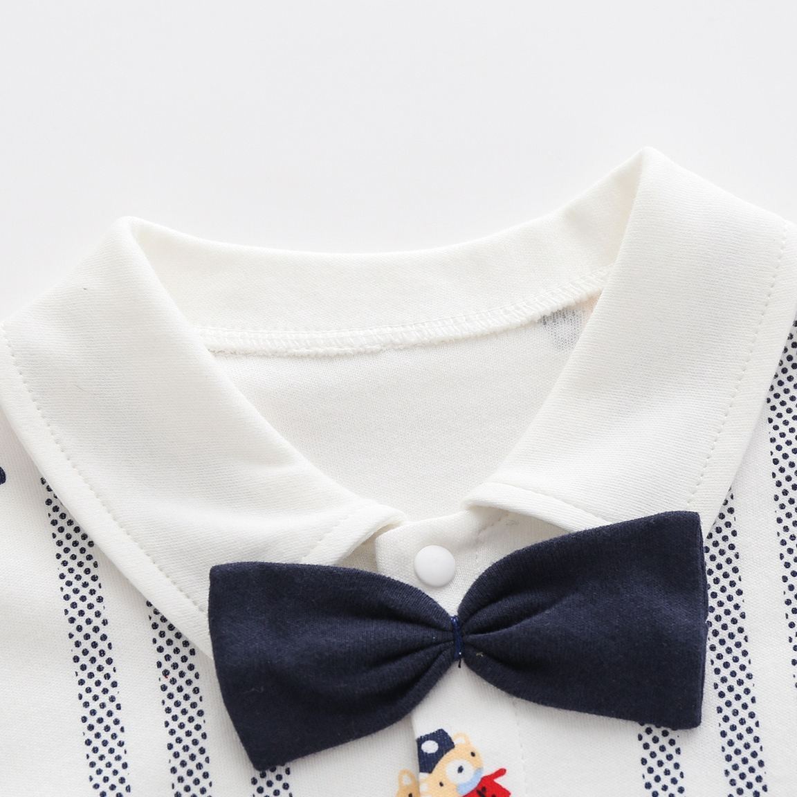 [Copy]Baby Boy Duck Print Snap-Crotch Jumpsuits