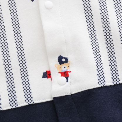 [Copy]Baby Boy Duck Print Snap-Crotch Jumpsuits