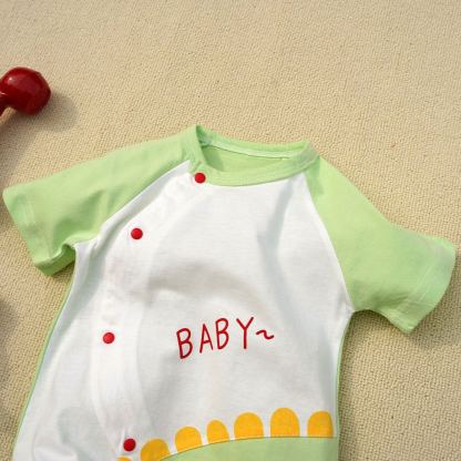 [Copy]Baby Boy Gray Anchor Print Jumpsuits