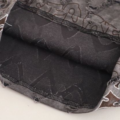 2pcs Toddler Boys Distressed Short Sleeve & Shorts