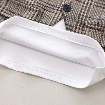 2pcs Toddler Boys Vest & Suit Short Sleeve Shorts