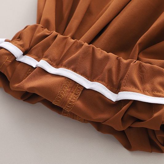 2pcs Toddler Boys Printed Shirt & Cuffed Pants